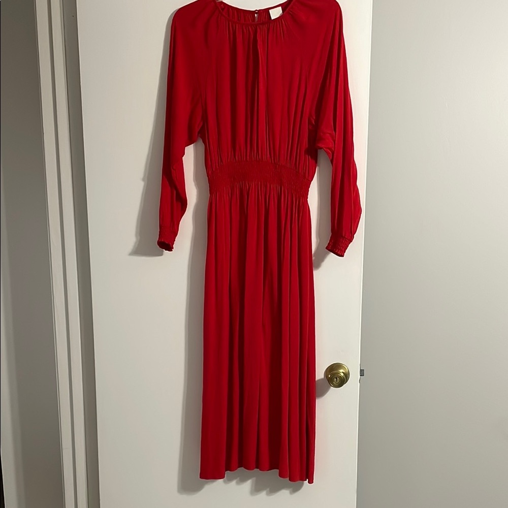 Elegant Red Women's Dress